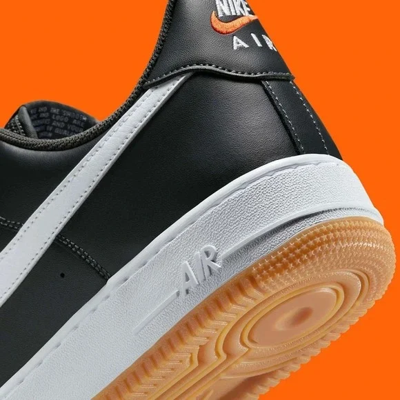 Nike Air Force 1 '07 LV8 Anthracite White Gum Yellow Nby II7630-001 sz 11 Men's